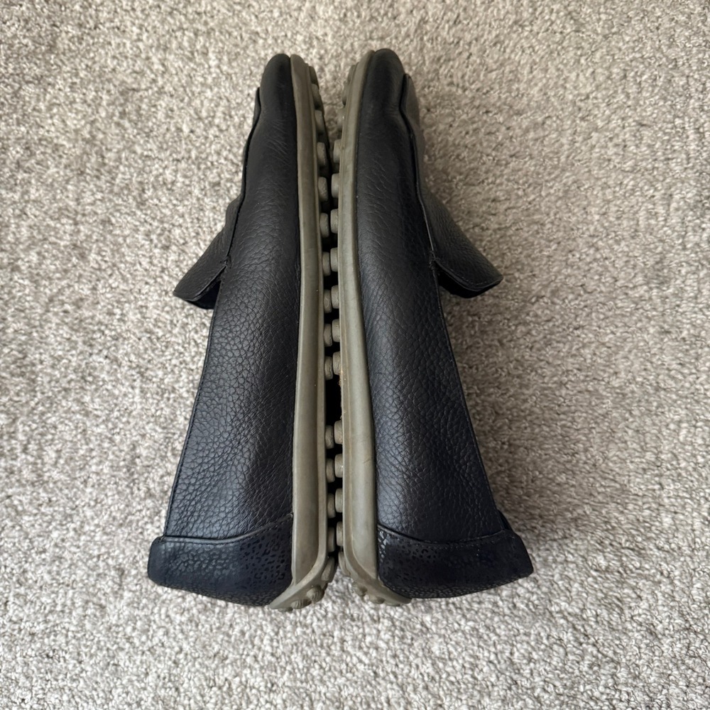 Vionic Elora Black Pebbled Leather Loafers Orthotic Flats 7 Comfort Professional - Picture 6 of 8